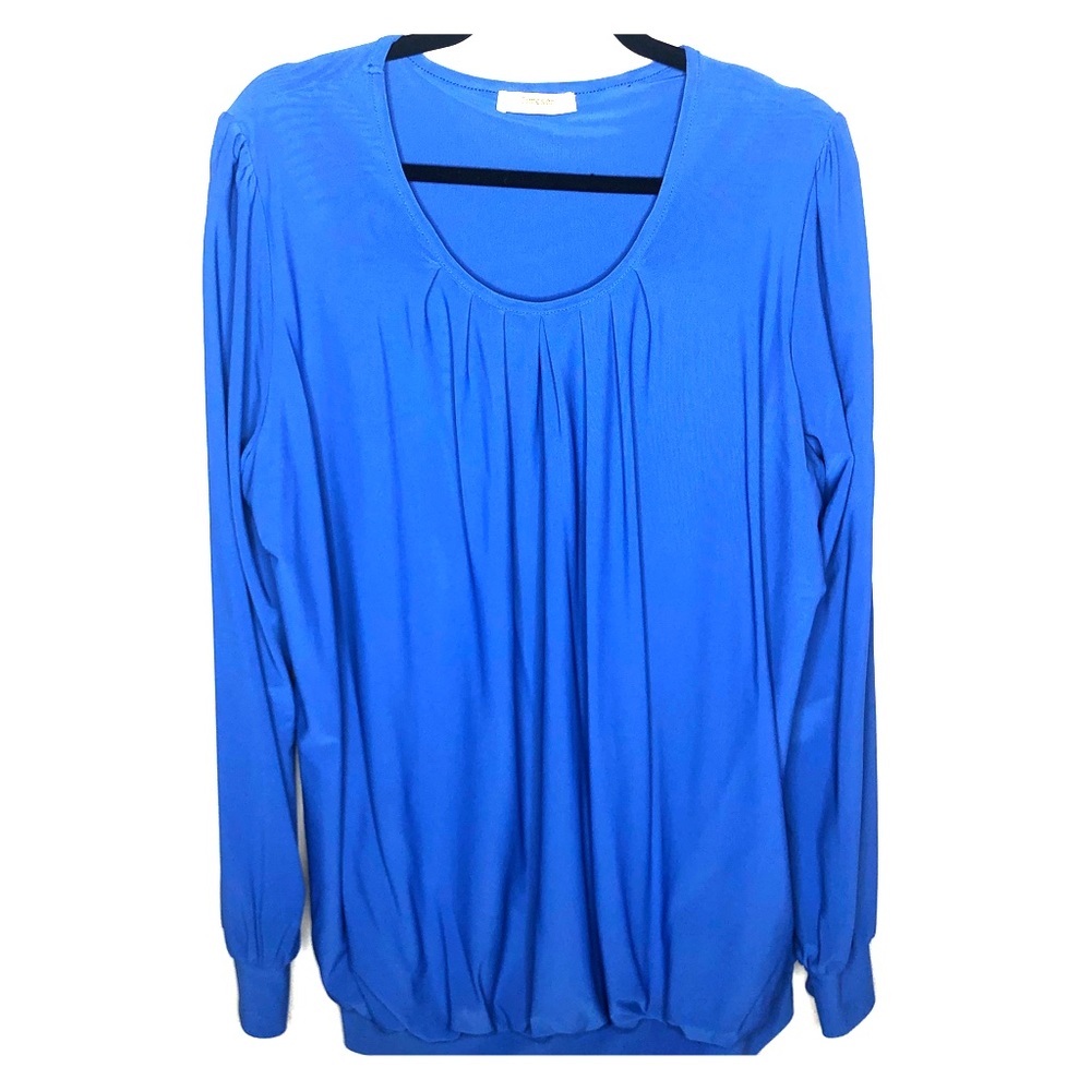 💍 Blue Long Sleeve Career Top Timeson XXXL